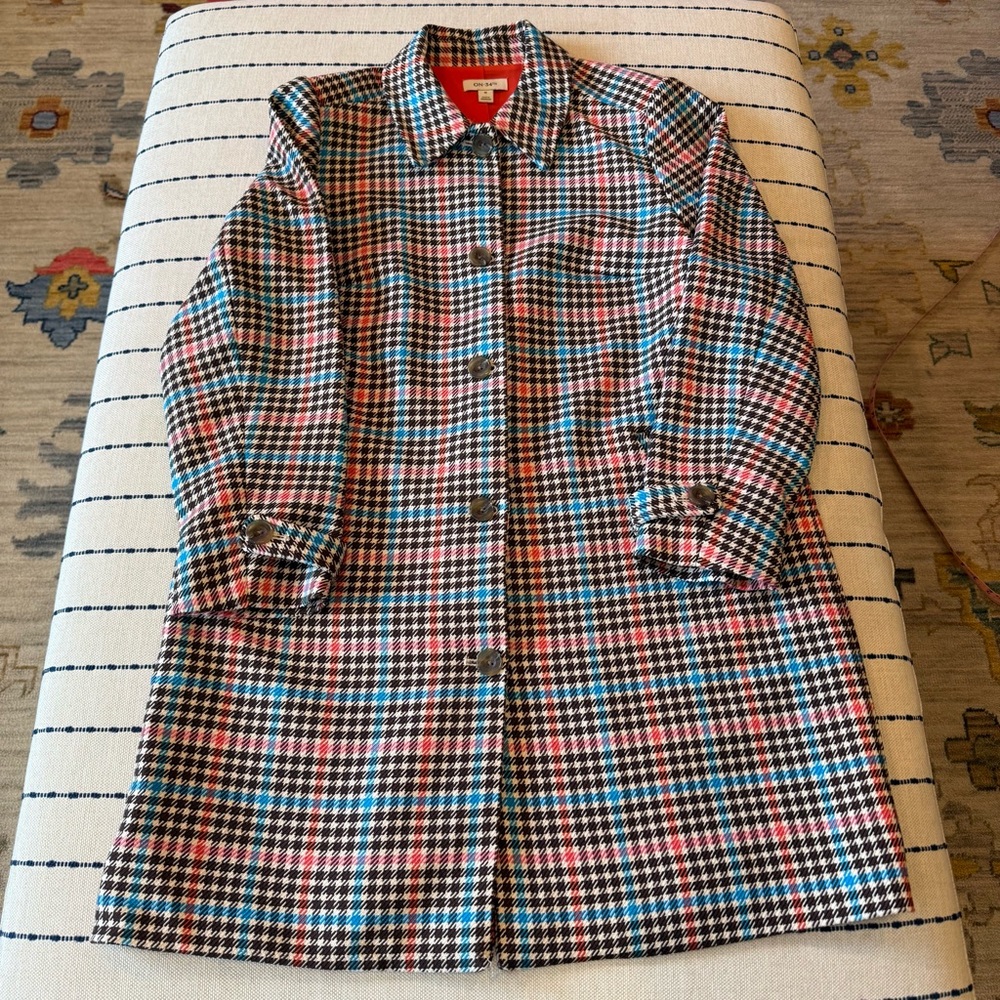 Plaid Women's Coat